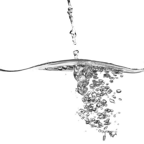 Water splash with bubbles - Фото, зображення