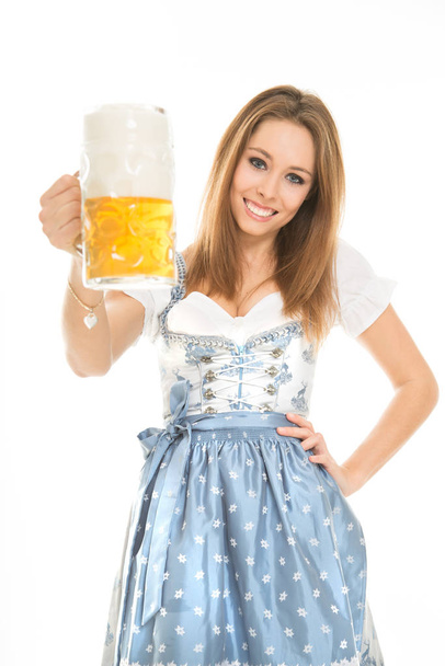 young woman in dirndl - Valokuva, kuva