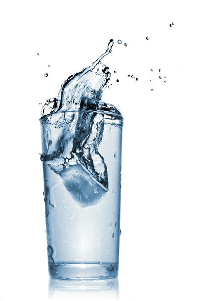 Water splash in glass - Valokuva, kuva