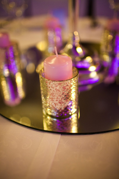 Candles on the tables - Photo, image