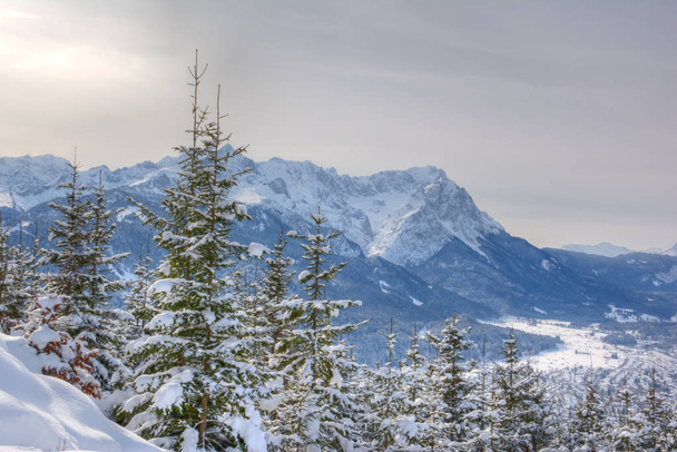 scenic view of beautiful alps landscape  - Фото, изображение