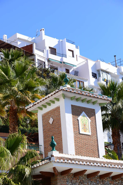 house facades in frigiliana,costa del sol / costa tropical spain - Valokuva, kuva