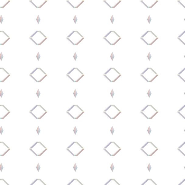 abstrakte nahtlose Mustervektorabbildung mit unterschiedlichen geometrischen Formen - Vektor, Bild