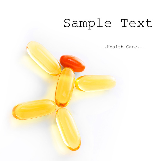 ábra a omega-3 tabletta - Fotó, kép