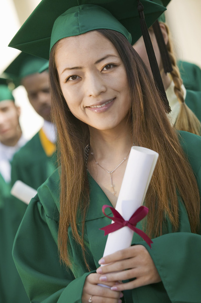 Graduate Holding Diploma - Foto, Bild