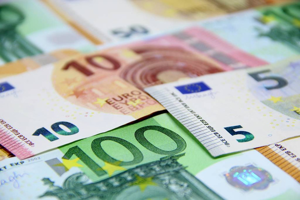 Eurokészpénz Eurokészpénz háttér - Fotó, kép