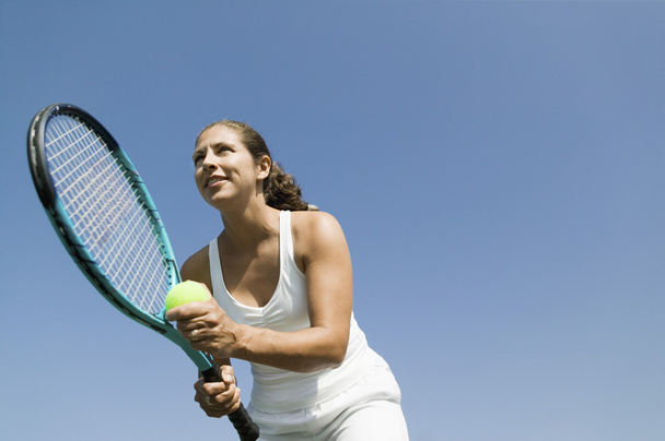 Tennis Player Preparing - Фото, зображення