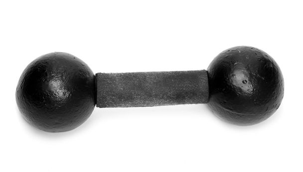 Винтажный чёрный думбелл
 - Фото, изображение