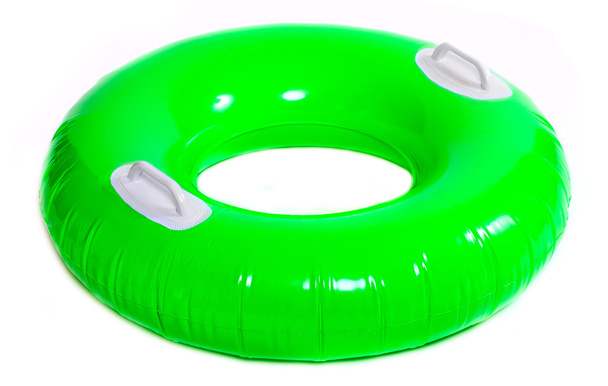 Floating water toys on a white background. - Photo, Image