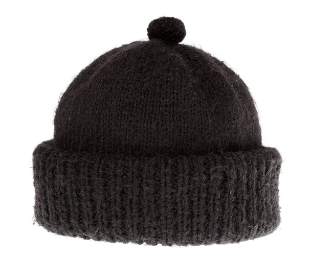 Chapéu de malha de lã para o tempo frio
 - Foto, Imagem