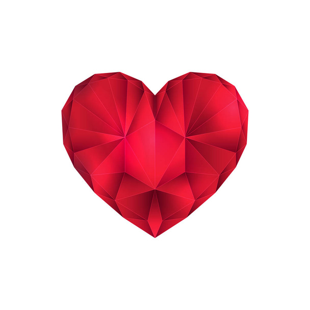 Heart. Happy Valentine's Day. Vector Illustration - Vektör, Görsel