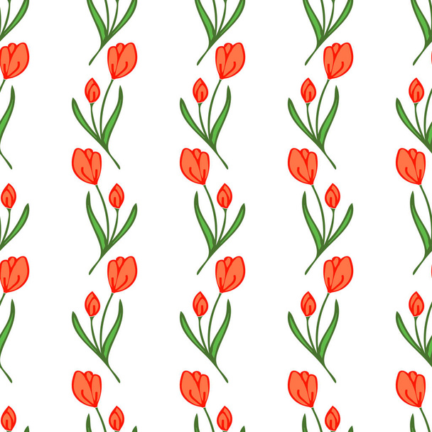 Simple tulip - Vektor, Bild