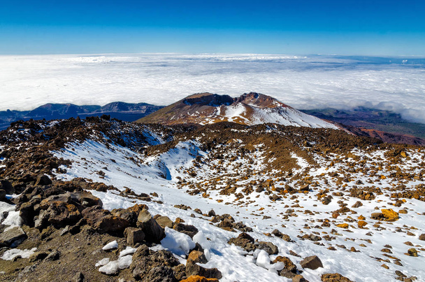 on the summit of teide on tenerife,spain - Φωτογραφία, εικόνα