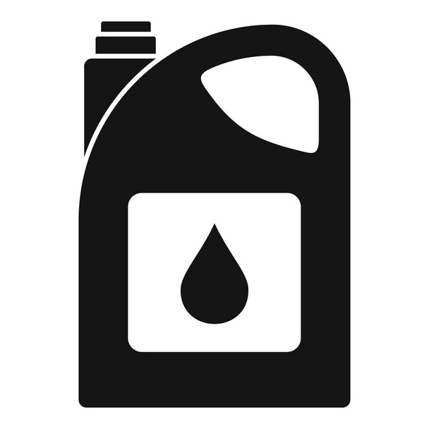 Industry motor oil icon, simple style - Вектор, зображення
