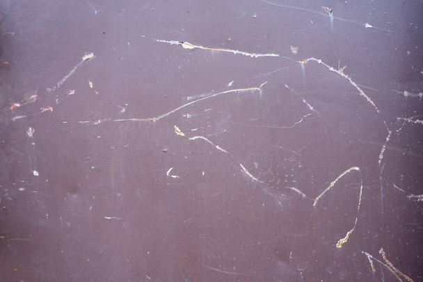 Γρατζουνιές βαμμένο φόντο επιφάνεια μεταλλική πλάκα - Φωτογραφία, εικόνα