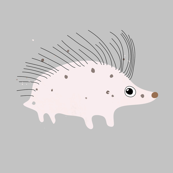 Little hedgehog - ベクター画像