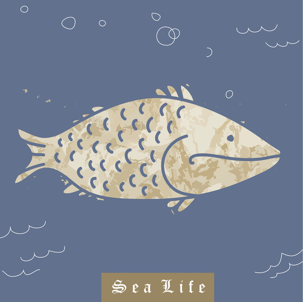 Abstract fish - Vector, afbeelding