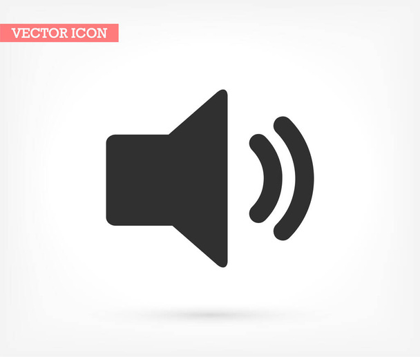 Speaker vector icon , lorem ipsum Flat design - Vector, Image