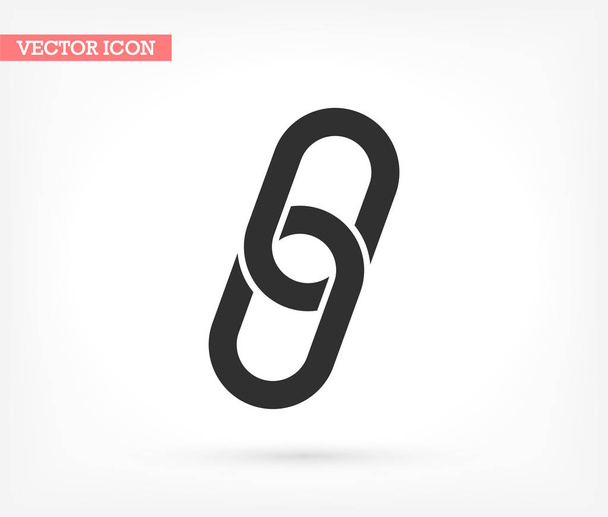Chain vector icon , lorem ipsum Flat design - Vector, Image