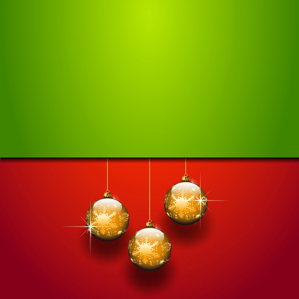 Christmas Greeting Card - Merry Christmas background - Vektor, obrázek