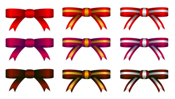 Set of vector ribbons - Vector, Image