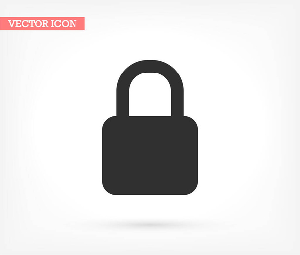Lock - vector icon , lorem ipsum Flat design - Vector, Image