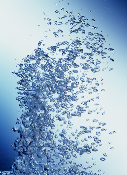 Air Bubbling Upward Through Water - Foto, imagen