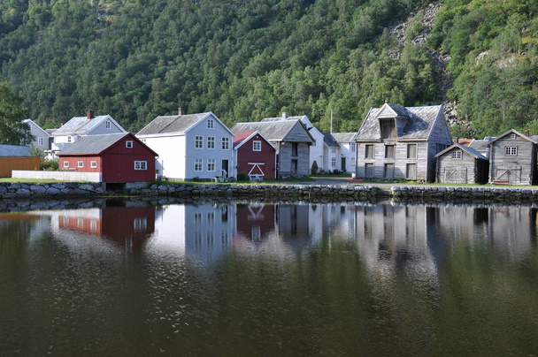 Norway on nature landscape background - Photo, Image
