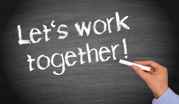 Let's work together - Фото, изображение
