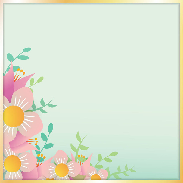 λουλούδι χαρτί κομμένα διάνυσμα εικόνα για τις γυναίκες περιεχόμενο ημέρα. - Διάνυσμα, εικόνα