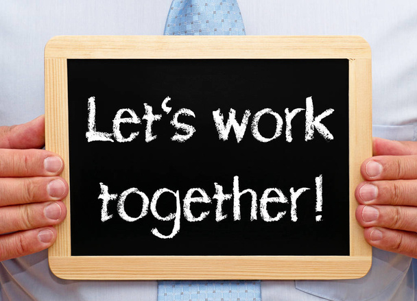 Let's work together ! - Фото, изображение