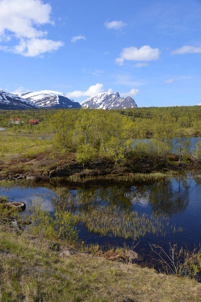 Norsko na přírodním pozadí - Fotografie, Obrázek