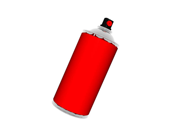 red lighter isolated on white background - Foto, afbeelding