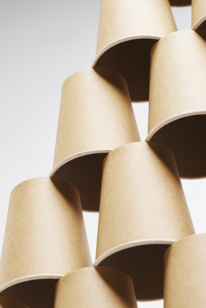 Hromada papírových kelímků na jedno použití - Fotografie, Obrázek