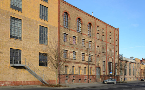 brick facade industrial building - Фото, изображение