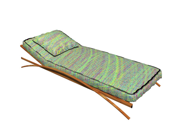 Colorful illustration of modern conceptual sofa - Φωτογραφία, εικόνα