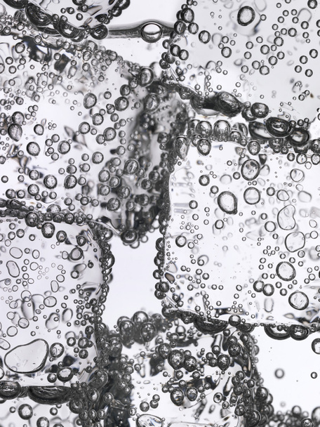 Ice cubes with water bubbles - Fotó, kép
