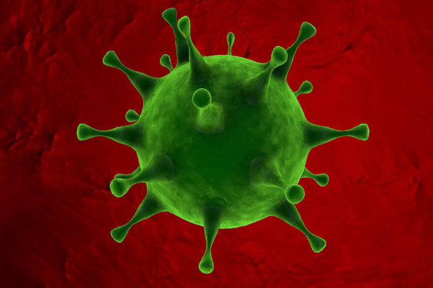 Coronavirus danger et maladie à risque de santé publique. Concept de risque sanitaire pandémique
. - Photo, image