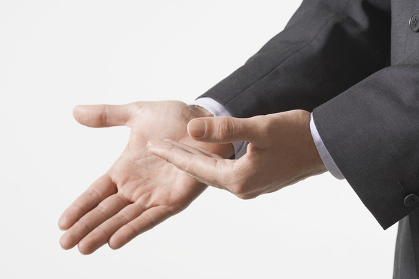 επιχειρηματίας χειρονομίες χεριών - Φωτογραφία, εικόνα