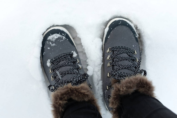 Fashionable winter boots - Foto, afbeelding