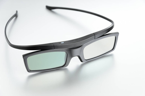 Close up on lightweight 3D glasses. - Foto, Imagen
