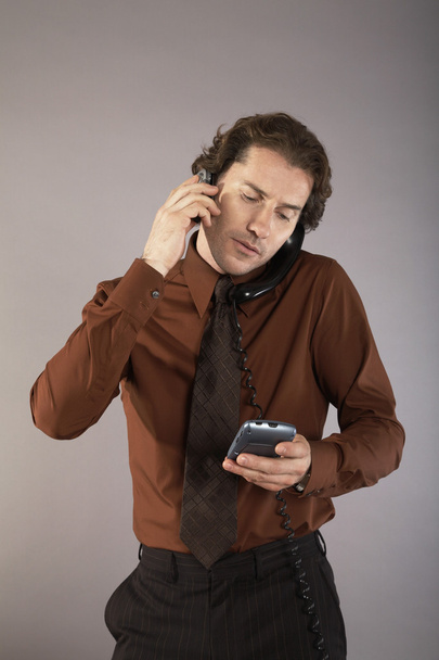 Businessman using phone - Fotoğraf, Görsel