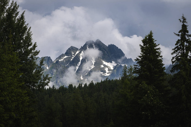 Magas Tátra hegyek nyáron Szlovákiában - Fotó, kép