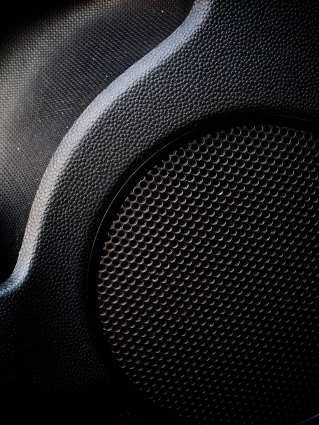 Close up of speaker in the car - Foto, Imagen