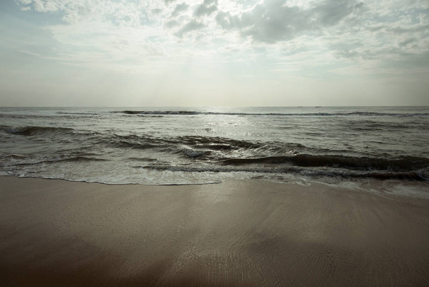 Fine sand at the beach of the Indian ocean - Fotoğraf, Görsel