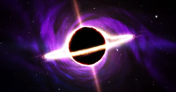 Musta aukko. Vortex galaksin keskellä massiivinen esine. Tumma tähti materia pilvi pyörre rengas ja energia suihkukoneita. Universumi, kosmos, tiede, gravitaatio ja tähtitiede abstrakti käsite
. - Materiaali, video