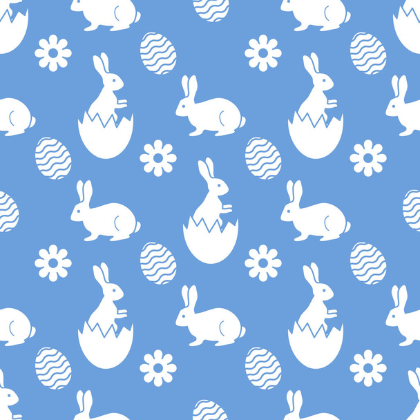 Pattern Happy Easter Bunny egg Festive Holiday - Vektor, Bild