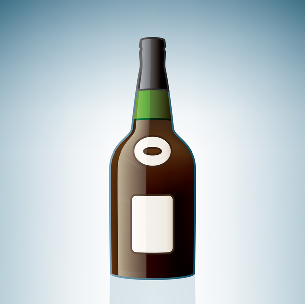 пляшку коньяку
 - Вектор, зображення