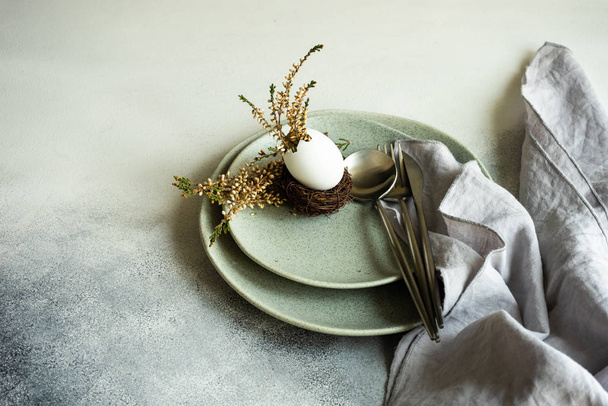 Easter table setting  - Photo, Image