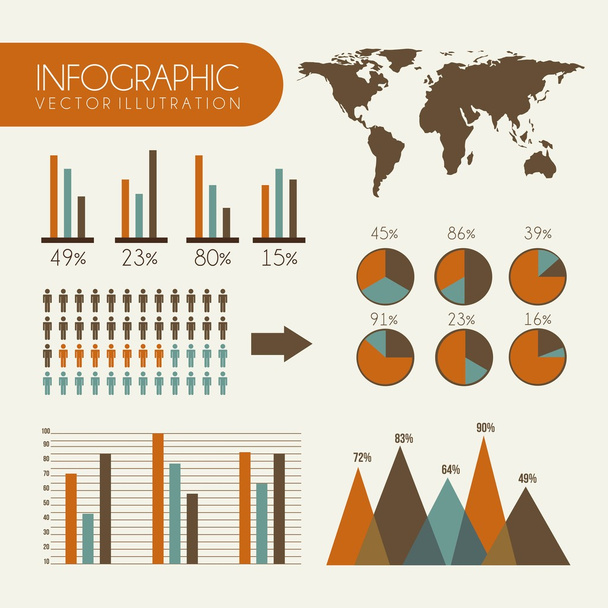 Infografik - Vektor, Bild